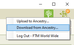 Ancestry Sync