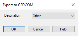 Export to GEDCOM