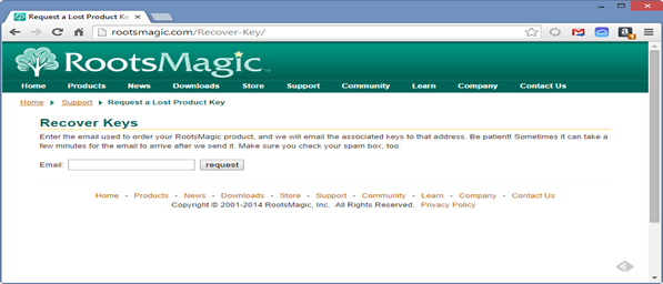 Recovering Lost Registration Keys
