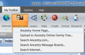 Legacy Family Tree software