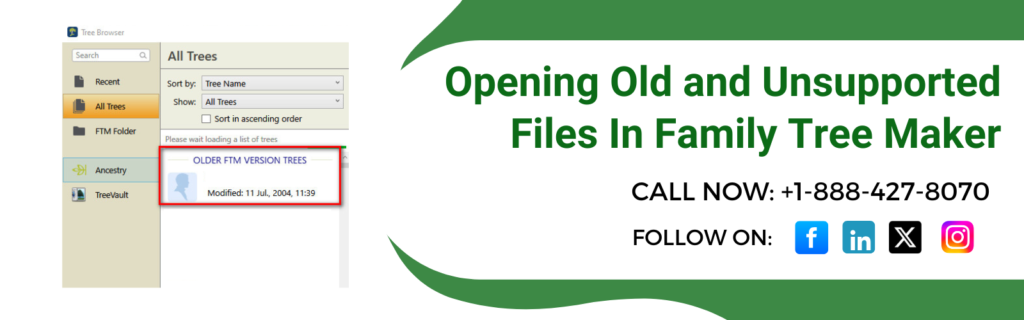 Opening Old and Unsupported Files In Family Tree Maker