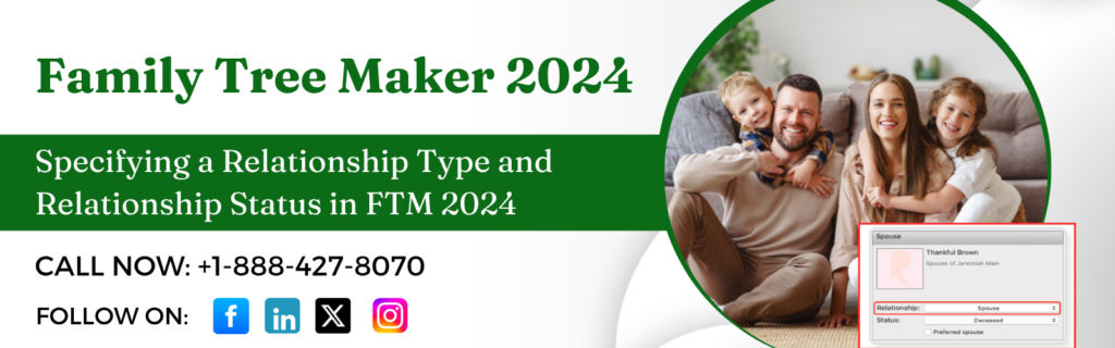 Specifying a Relationship Type and Relationship Status in FTM 2024