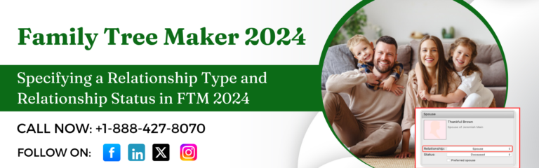 Specifying a Relationship Type and Relationship Status in FTM 2024