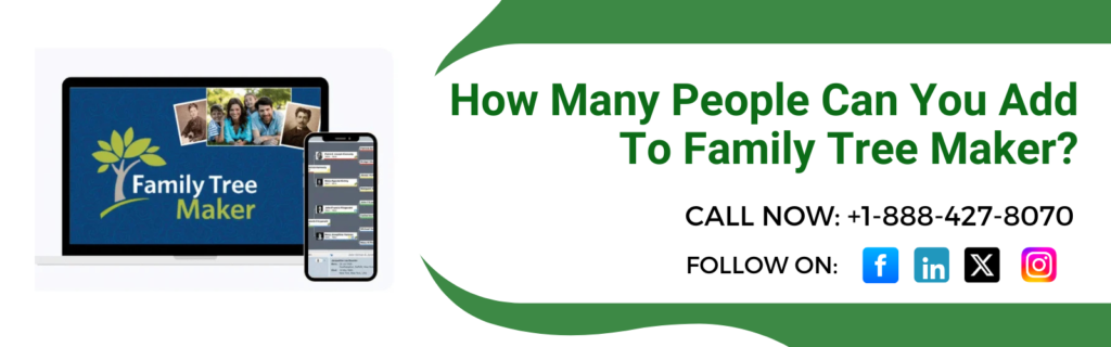 How Many People Can You Add To Family Tree Maker