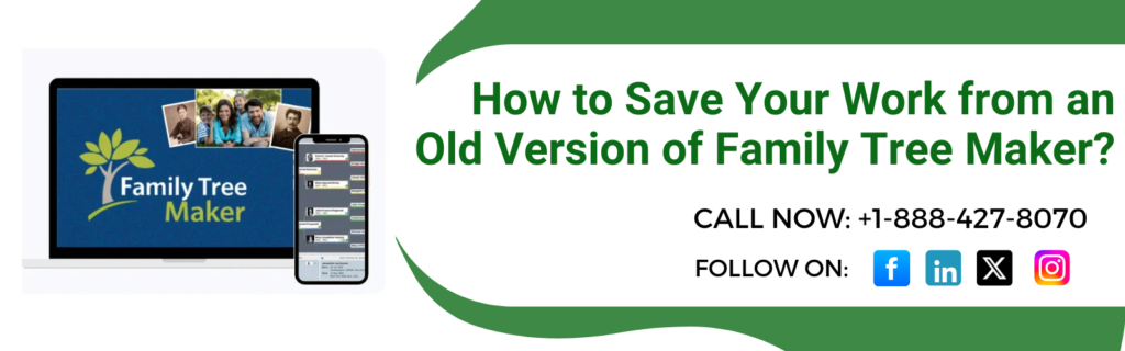 How to Save Your Work from an Old Version of Family Tree Maker
